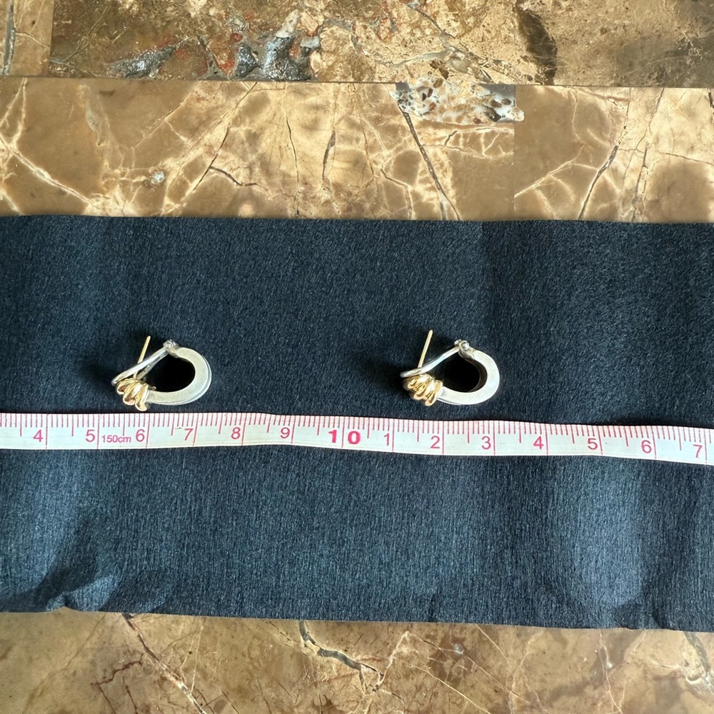 Tiffany & Co. Gold and Silver Atlas Clip - Picture 6 of 7